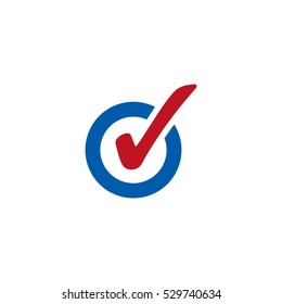 Circular Check Mark Vector