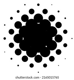 Circular, circle halftone, screentone element