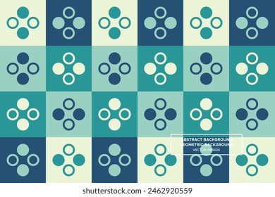 Fondo Abstractas | Fondo geométrico (círculos) - Patrón, Perfil, Folleto, Diseño de Sitio web, Anuncio de Sitio web, Publicidad, Cartel, Ropa, Textiles, Diseño de interiores (4 Colores) - DL.2.46