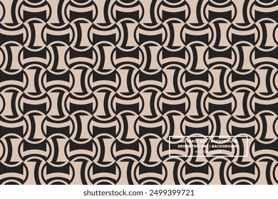 Circular and Circle Shapes and Designs Brown and Black Colors Geometric Pattern Abstract Pattern Seamless 