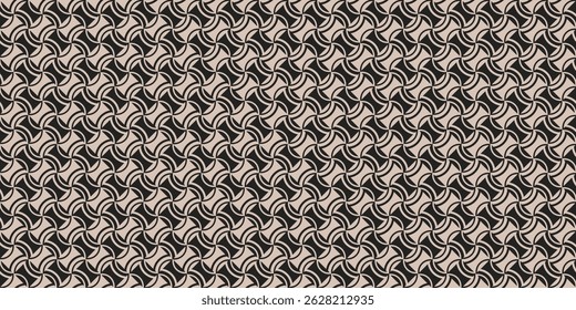 Formas y Diseños circulares y circulares Colores marrones y negros Patrón geométrico Patrón Abstractas Sin costuras 