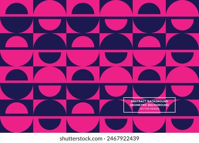 Circular and Circle Shapes and Designs Purple and Red Colors Geometric Pattern Abstract Pattern Seamless 