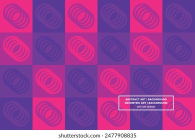 Patrón geométrico | Fondo geométrico | Fondo Abstractas | Círculos - Púrpura - Uso en diseño de Sitio web, embalaje, arte de la pared, Fondo de pantalla, cartel, Anuncio, Perfil, folleto, ropa, textiles 