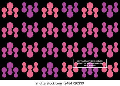 Circular and Circle Shapes and Designs Purple Colors Geometric Pattern Abstract Pattern Seamless Pattern