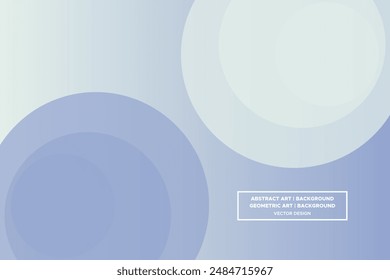 Circular and Circle Shapes Purple and White Colors with Gradient Backdrop Modern Abstract Background Geometric Background