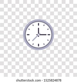 circular clock icon sign and symbol. circular clock color icon for website design and mobile app development. Simple Element from management collection for mobile concept and web apps icon.