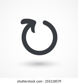 Circular clockwise arrow icon