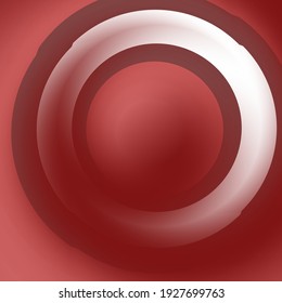 Gradiente de color circular. Tonos rojos y blancos. Un inusual trasfondo minimalista. Diseño de portada, cartel. Vector EPS.