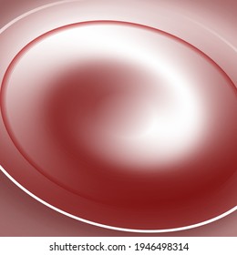 Circular color gradient. Shades of red and white. Unusual minimalistic background. Cover design, banner. EPS vector.