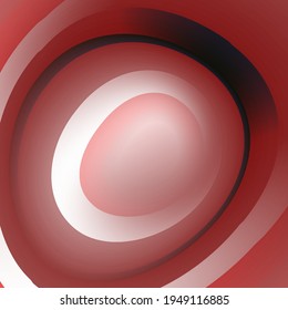 Farbverlauf der Zirkulatur. Farbtöne von Rot und Weiß. Ungewöhnlicher minimalistischer Hintergrund. Cover Design, Banner. EPS-Vektor.
