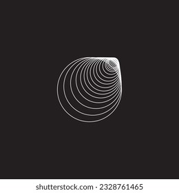 Diseño de logotipo de tipo cono circular