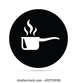 Circular Cooking Pot Icon
