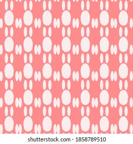 Circular coral pink seamless background. Perfect for your cover, background, wallpaper, etc.