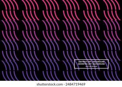 Circular Curvy Shapes Purple and Red Colors Geometric Pattern Abstract Pattern Seamless Pattern