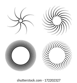 Circular Design Elements. Vector illustration 