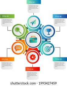 Circular diagram. Business finance progress graph visualization. Project round chart. Circle diagram template. Presentation brochure, marketing analysis concept. Graphic diagram. Vector illustration