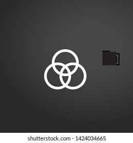 Circular Diagram vector icon. Circular Diagram concept stroke symbol design. Thin graphic elements vector illustration, outline pattern for your web site design, logo, UI. EPS 10.