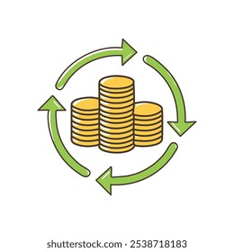 Finanzas de la economía circular. Ciclo de la riqueza financiera; crecimiento, Renovación y prosperidad sostenible.