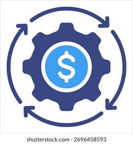 Elemento de icono de economía circular para diseño