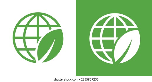 circular economy icons on white background