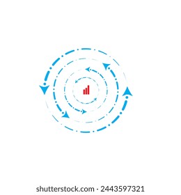 Circular Economy Logo Design for Investment and Accounting Firms