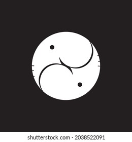 circular elephant animal logo design