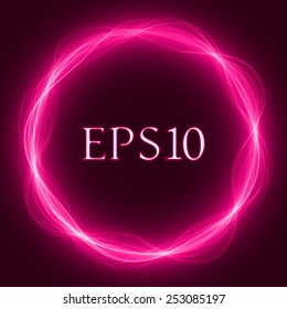 circular energy waves(pink colored,wide waves version)