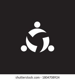 Circular Family Logo Design Template circle