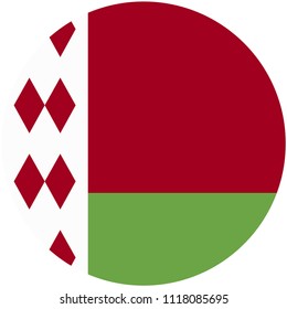 Circular flag of Belarus