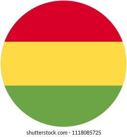 Circular flag of Bolivia