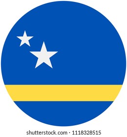 Circular flag of Curacao