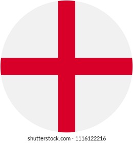 Circular flag of England