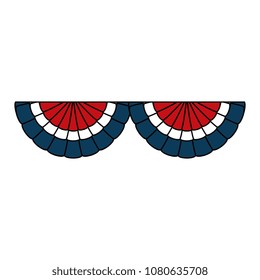 circular flag hanging icon