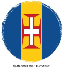 Circular flag Madeira