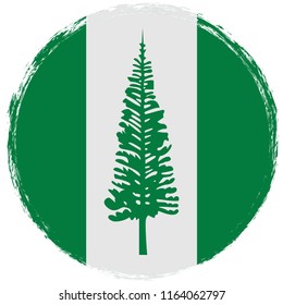 Circular flag Norfolk Islands