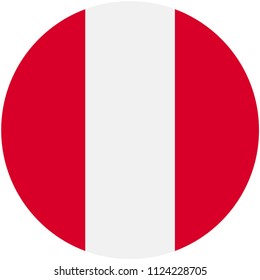 Circular flag of Peru