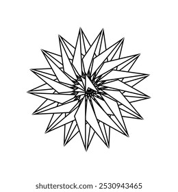 circular floral abstract pattern vector eps
