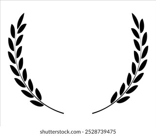 Circular floral vector for award celebration