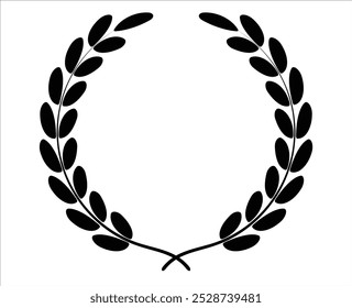 Circular floral vector for award celebration