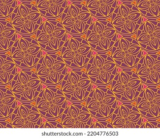 Circular flower mandala ornament pattern for Henna, Mehndi,frabic decoration.Decorative coloring page ornament in ethnic oriental style.hand draw vector illustration.