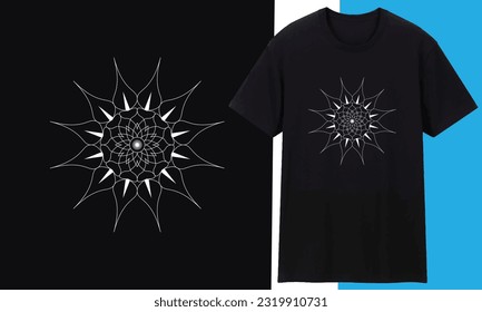 Circular flower mandala pattern for Henna, Mehndi, tattoo, decoration. Decorative ornament in ethnic oriental style. Outline doodle hand draw vector illustration.