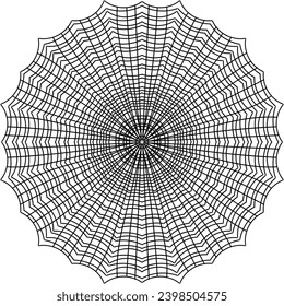 Circular flower mandala pattern for Henna, Mehndi, Decoration. Decorative ornament in ethnic oriental style. Outline doodle hand draw vector illustration.   