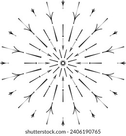 Circular flower mandala pattern for Henna, Mehndi, Decoration. Decorative ornament in ethnic oriental style. Outline doodle hand draw vector illustrat
