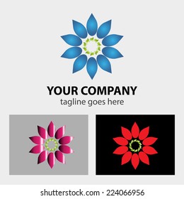 Circular Flower  vector 