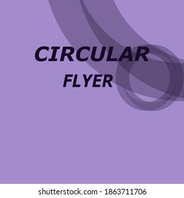 Volante circular. Fondo de lavanda. Perfecto para portada moderna y tranquila, volante, fondo, afiche, plantilla, revista, etc.