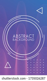 circular frame in colorful abstract background. vector illustration design