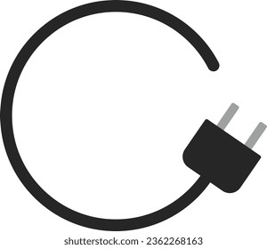 Circular Frame of Outlet Plug