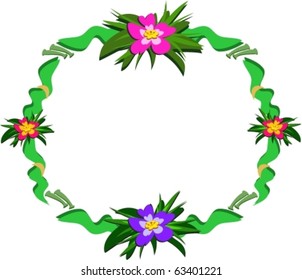 Circular Frame of Plants