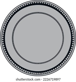 Design-Layout der Circular Frame-Vorlage - (Bearbeitbare Datei) - Vektorgrafik