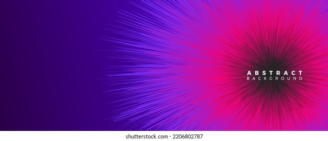 circular geometric abstract background. motion Starburst line